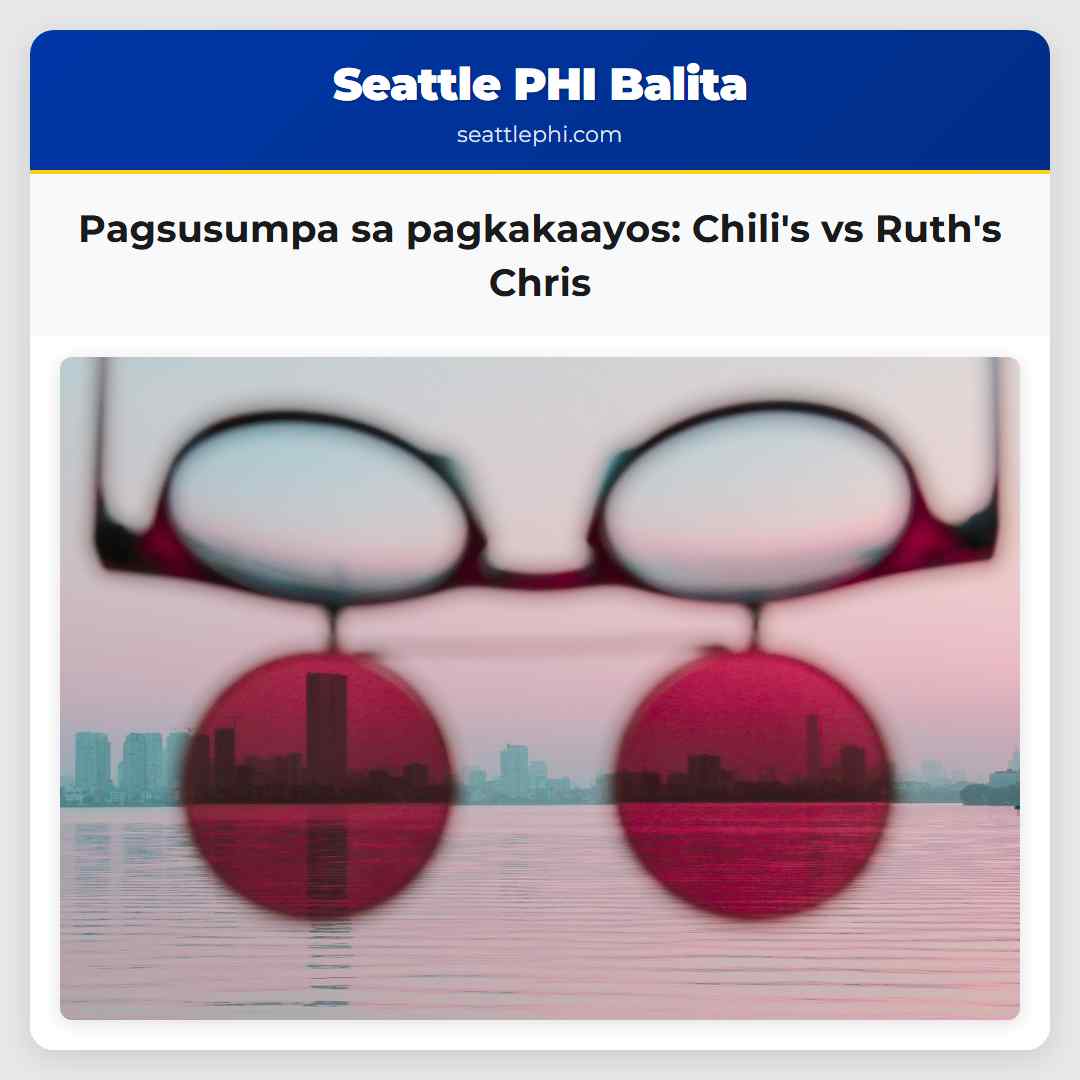 Pagsusumpa sa pagkakaayos: Chili's vs Ruth's Chris