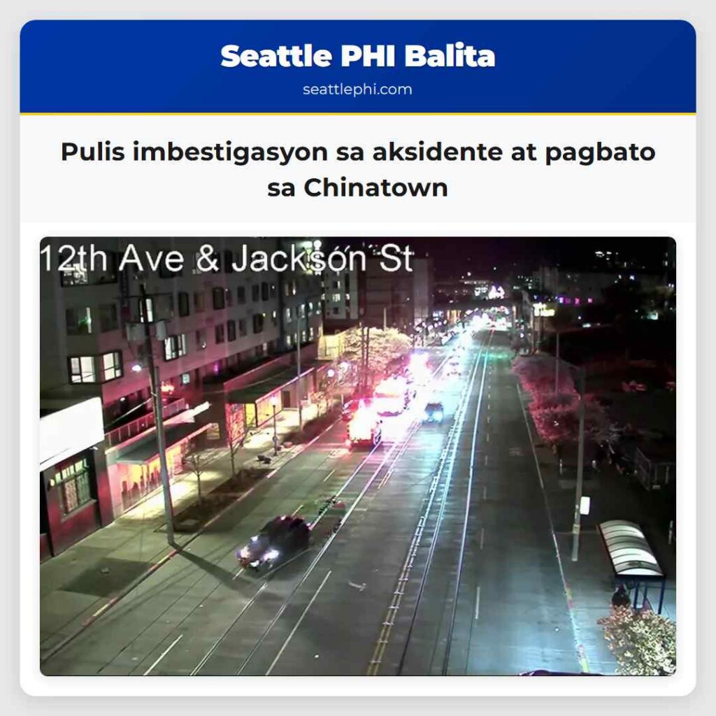 Pulis imbestigasyon sa aksidente at pagbato sa