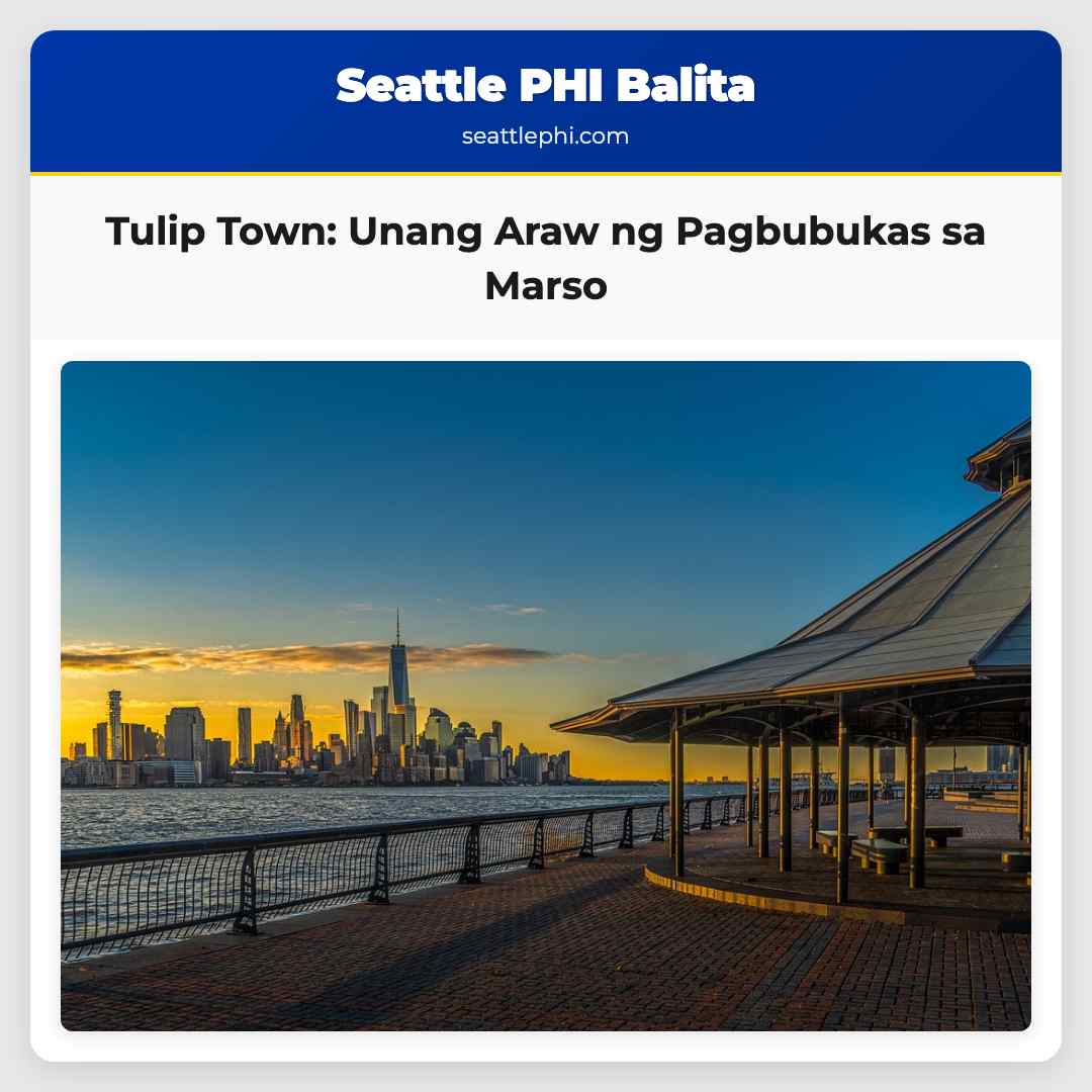 Tulip Town: Unang Araw ng Pagbubukas sa Marso