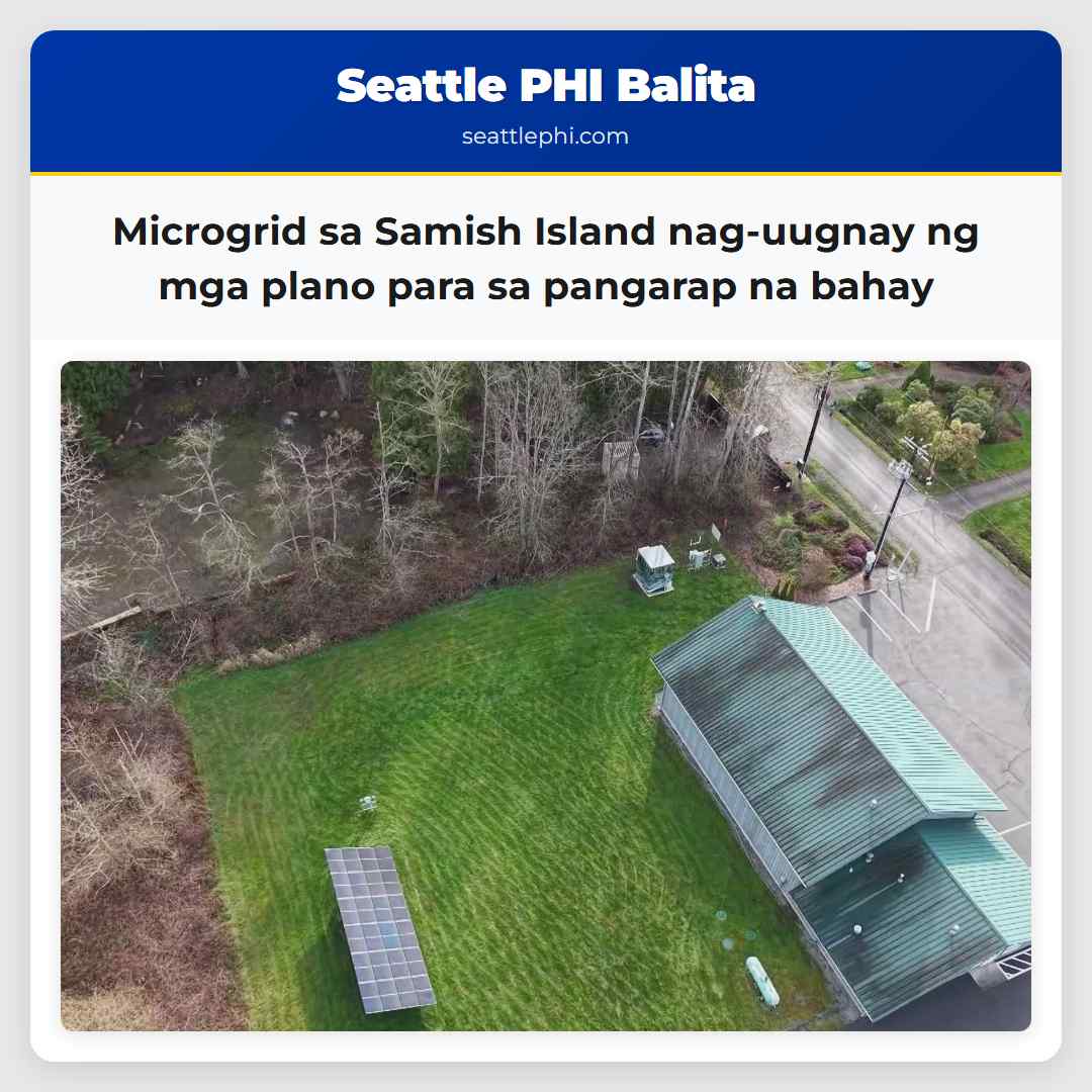 Microgrid sa Samish Island nag-uugnay ng mga