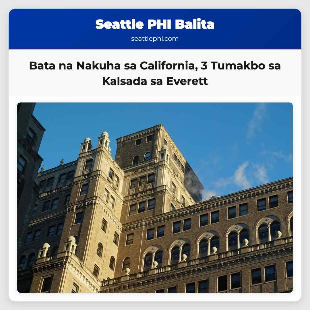 Bata na Nakuha sa California 3 Tumakbo sa Kalsada sa Everett