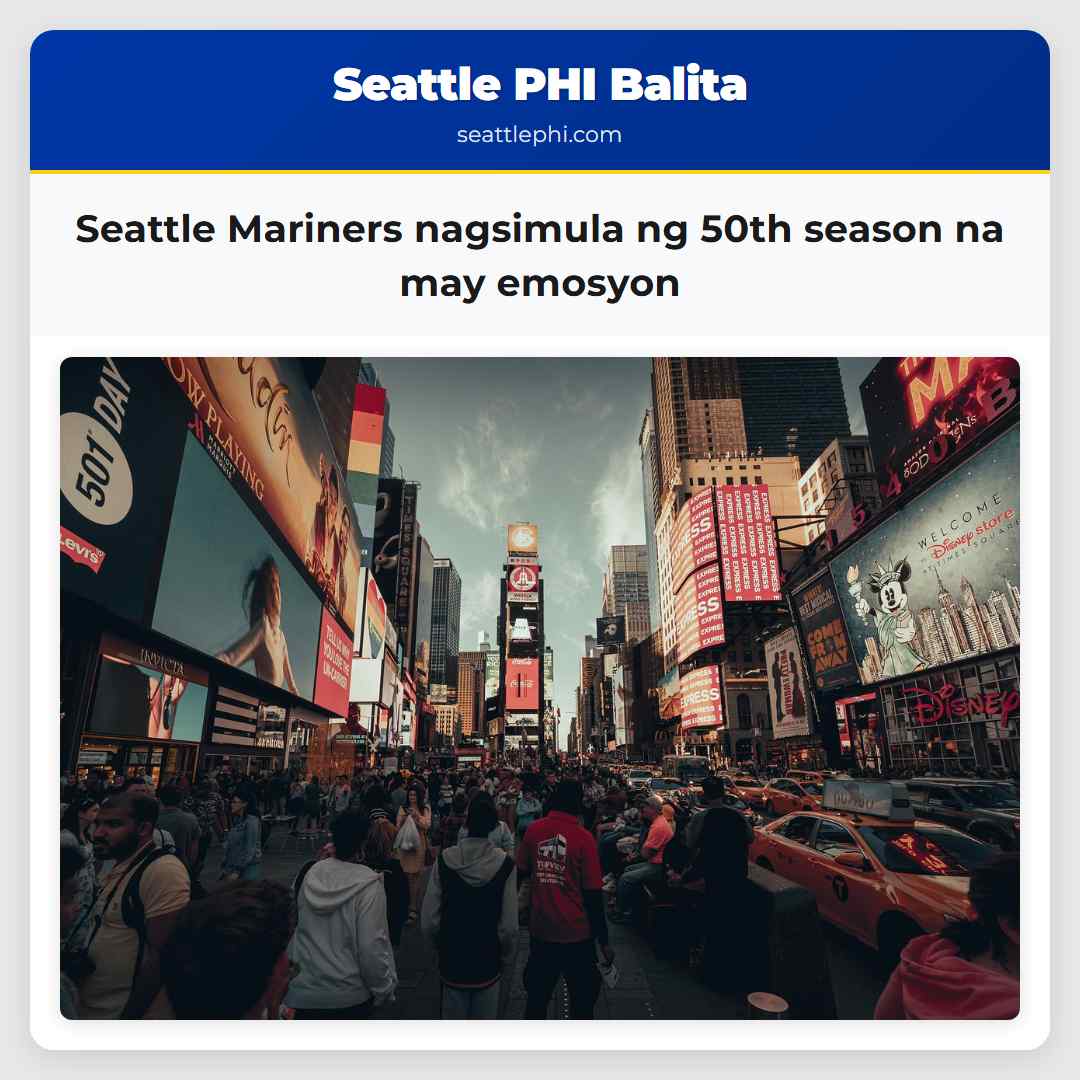 Seattle Mariners nagsimula ng 50th season na may