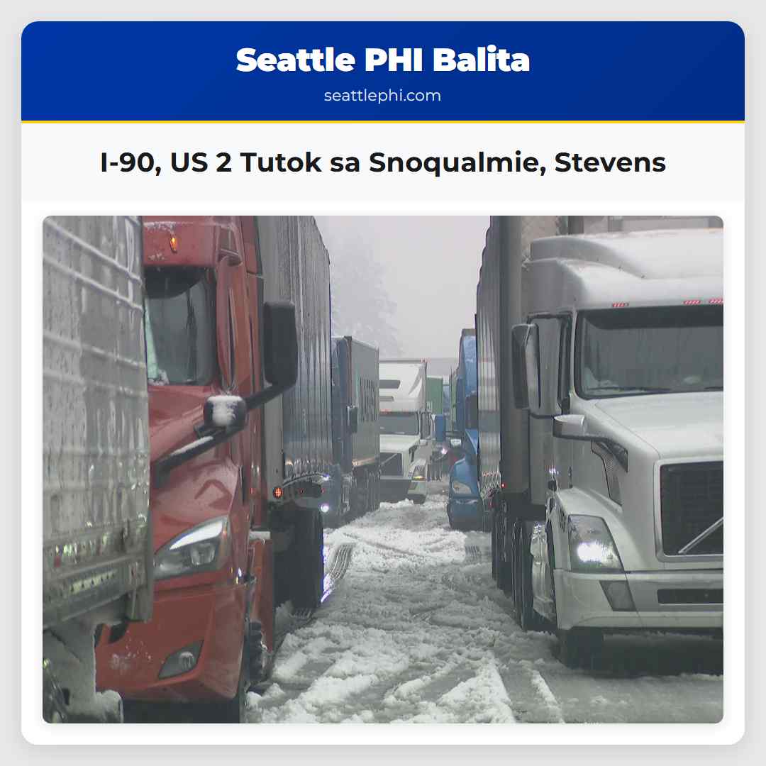 I-90 at US 2 Tutok sa Snoqualmie at Stevens Inaasahan na Ito ay Tutukoy