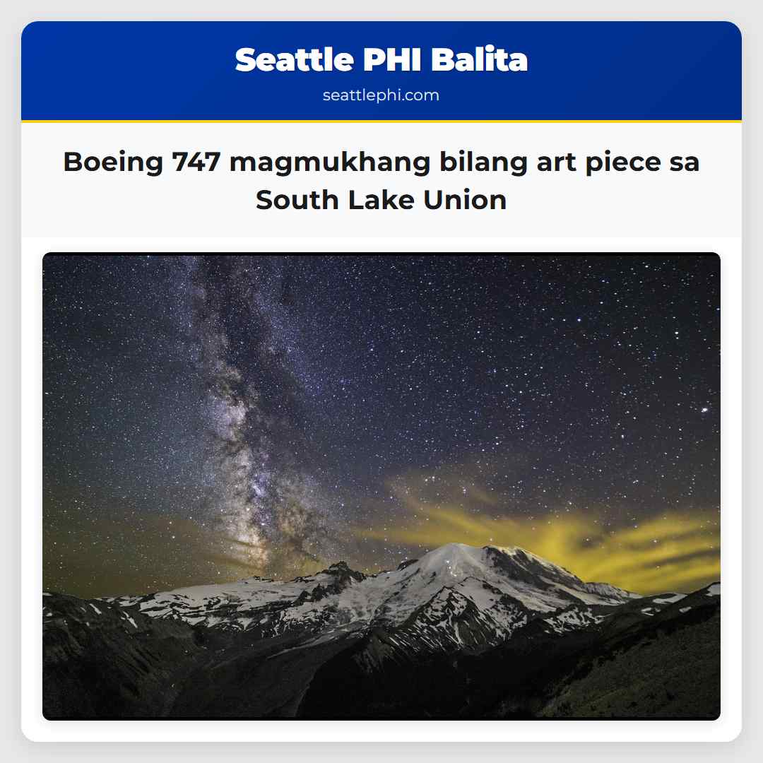 Boeing 747 magmukhang bilang art piece sa South