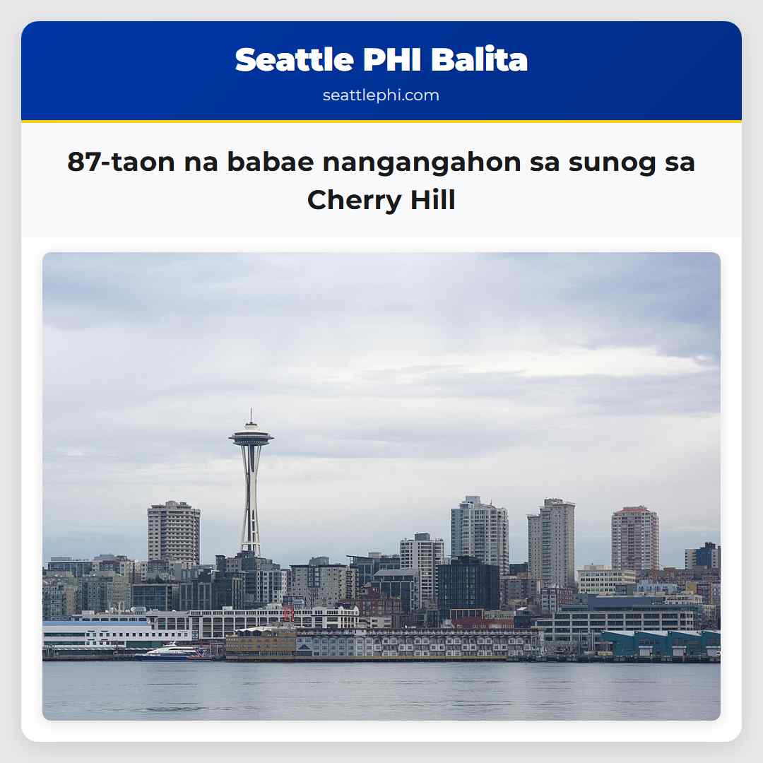 87-taon na babae nangangahon sa sunog sa Cherry