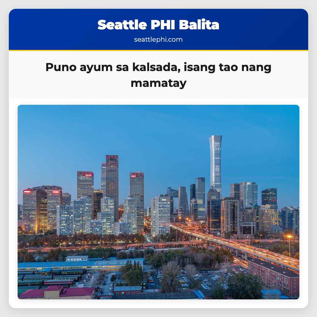 Puno Ayum Sa Kalsada Isang Tao Nang Mamatay