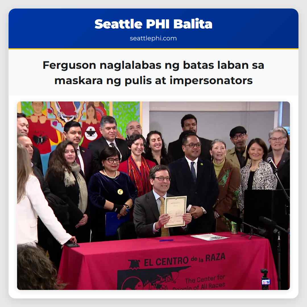 Ferguson naglalabas ng batas laban sa maskara ng