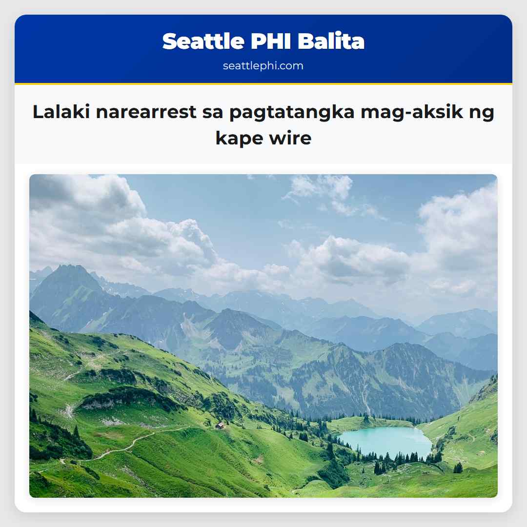 Lalaki narearrest sa pagtatangka mag-aksik ng
