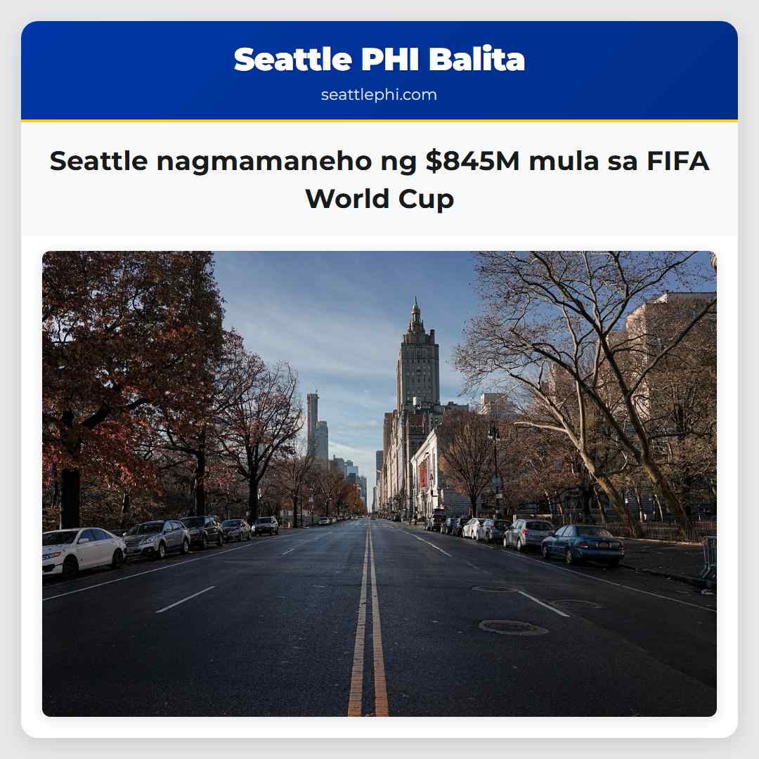 Seattle nagmamaneho ng $845M mula sa FIFA World