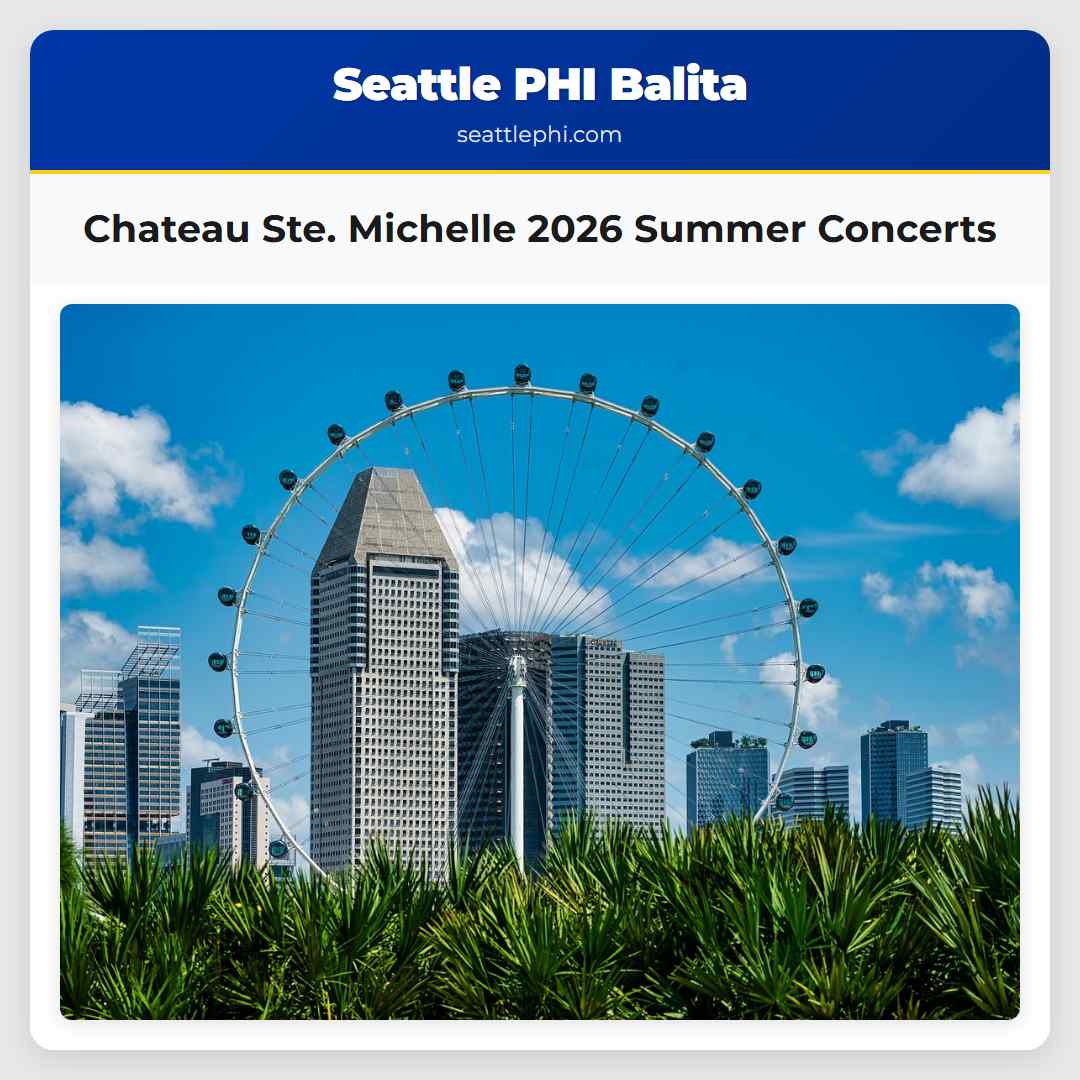 Chateau Ste. Michelle Ayon sa 2026 Summer Concert Series