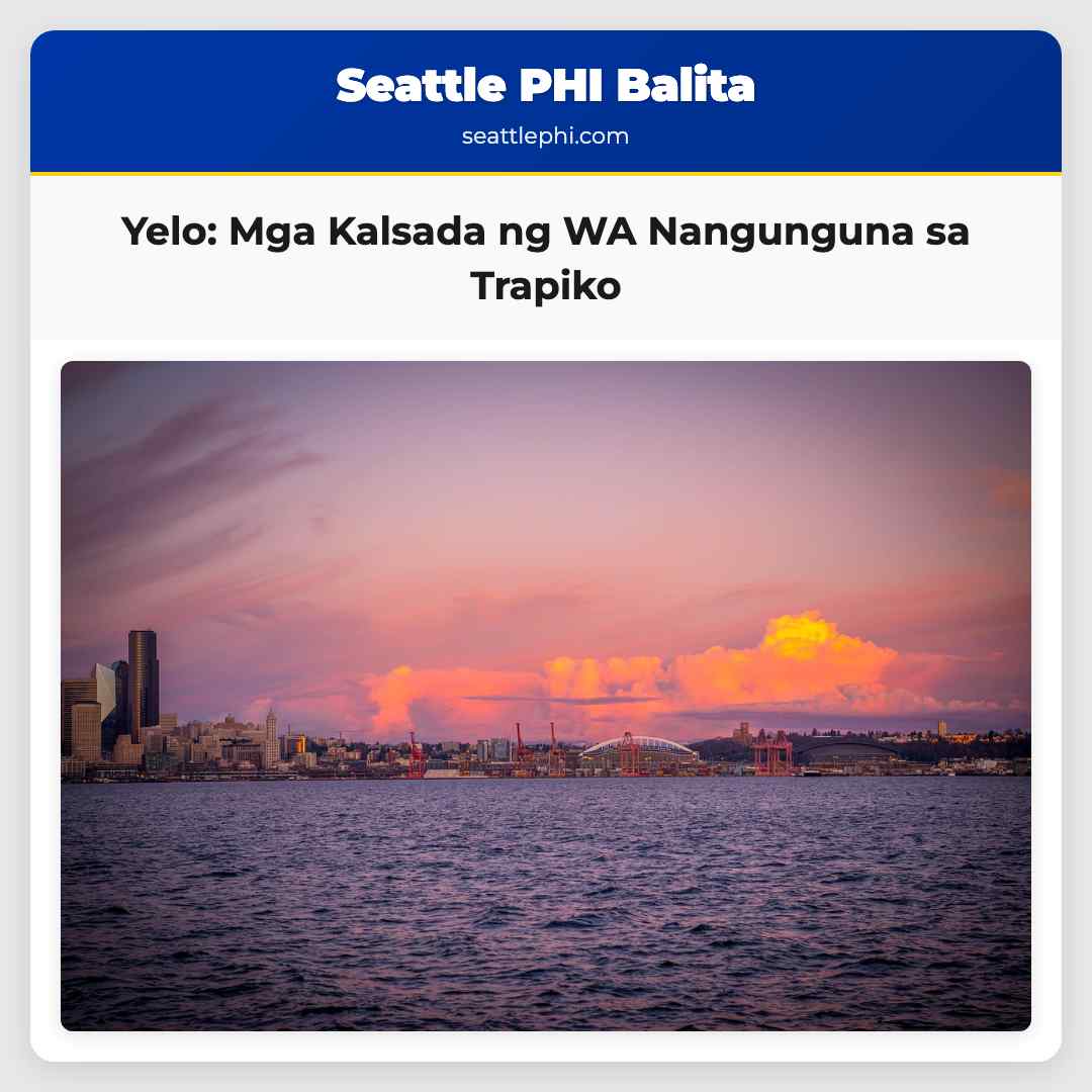 Yelo: Mga Kalsada ng WA Nangunguna sa Trapiko