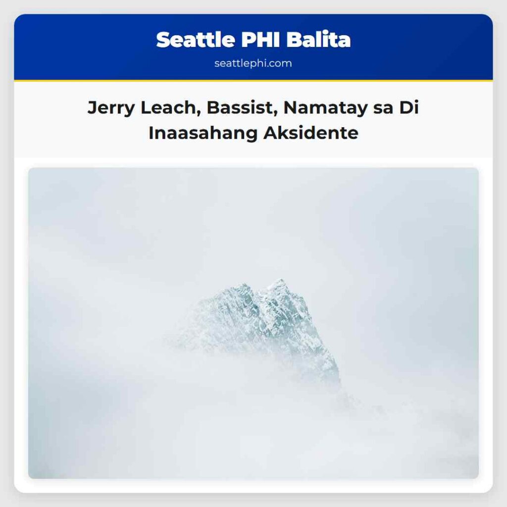 Jerry Leach, Bassist, Namatay sa Di Inaasahang