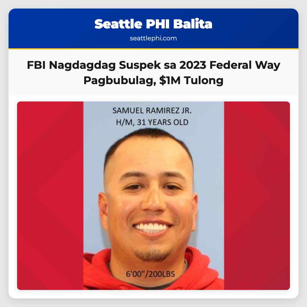 FBI Nagdagdag ng Suspek sa 2023 Federal Way Pagbubulag sa Listahan ng Pinakamagandang Nakakasakop Nag-aalok ng $1M Tulong