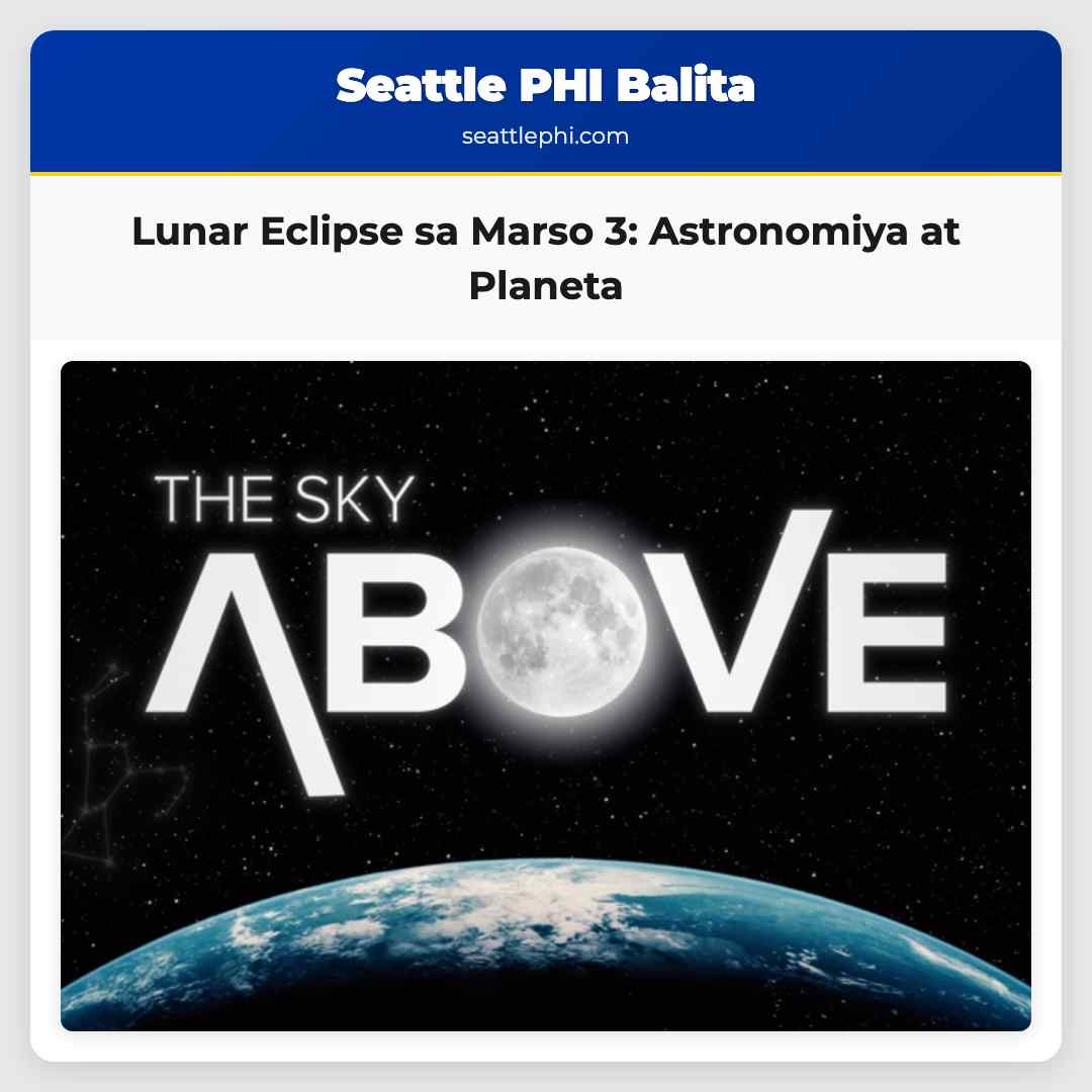 Lunar Eclipse sa Marso 3: Astronomiya at Planeta