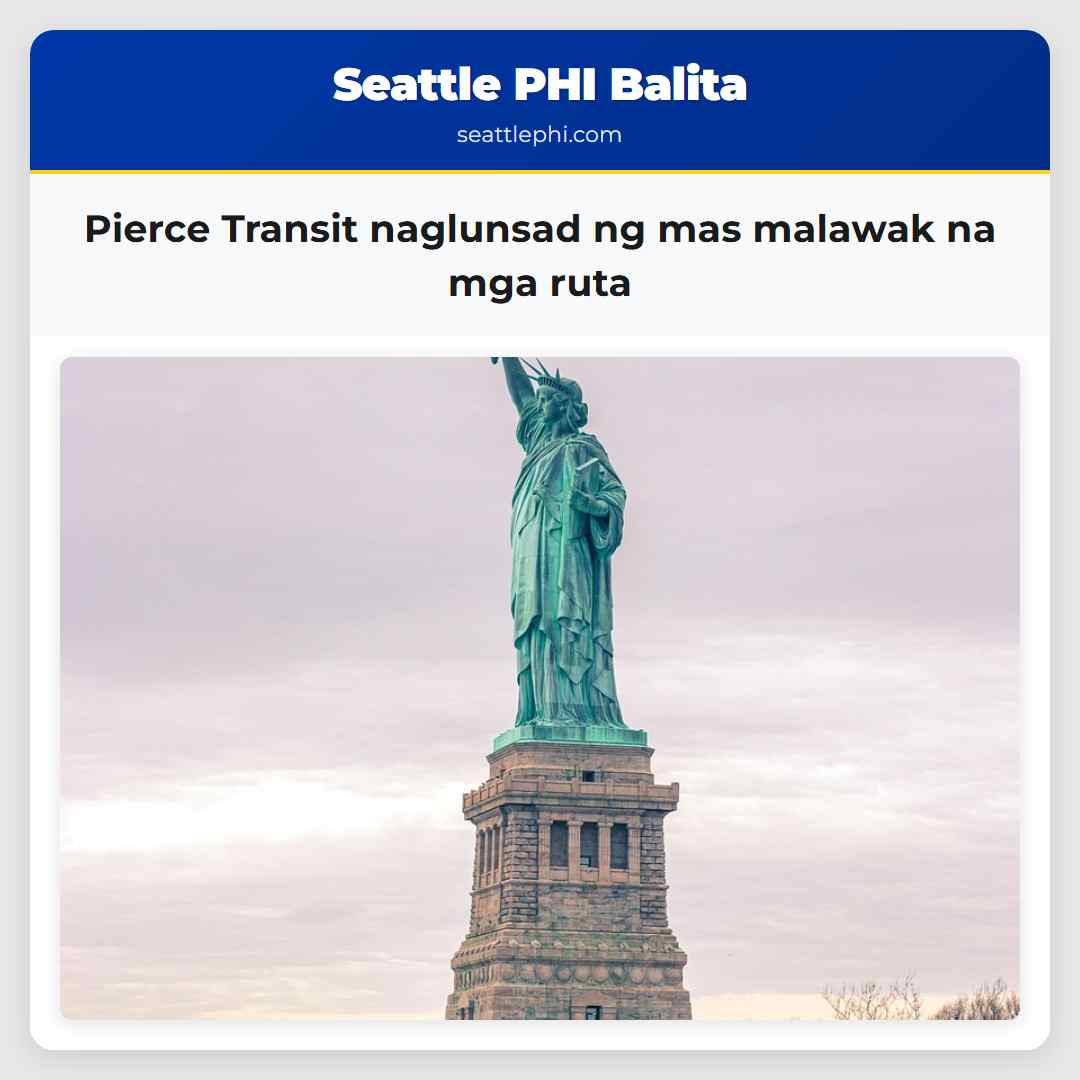 Pierce Transit naglunsad ng mas malawak na mga