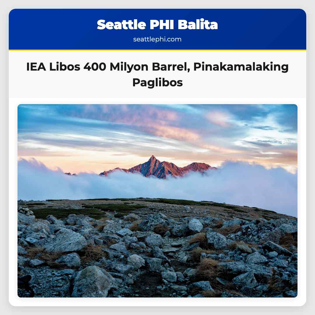 IEA Libos 400 Milyon Barrel, Pinakamalaking