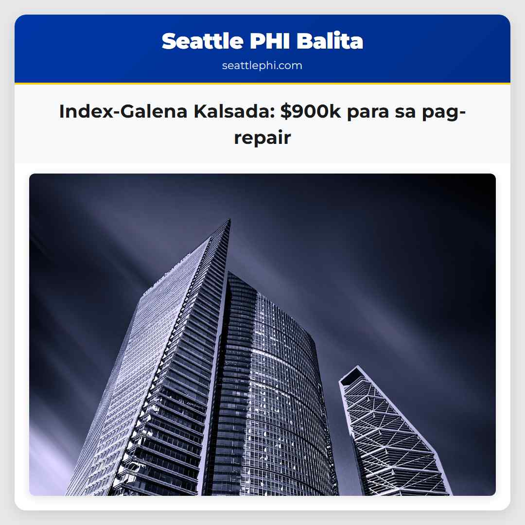 Index-Galena Kalsada: $900k para sa pag-repair