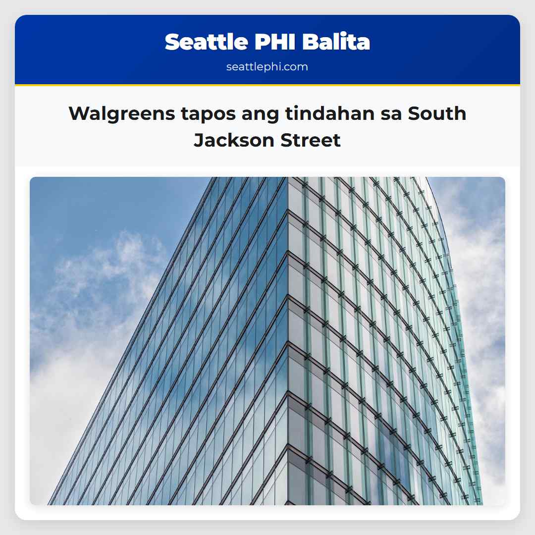 Walgreens tapos ang tindahan sa South Jackson