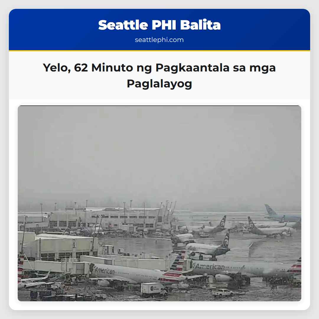 Yelo 62 Minuto ng Pagkaantala sa mga Paglalayog