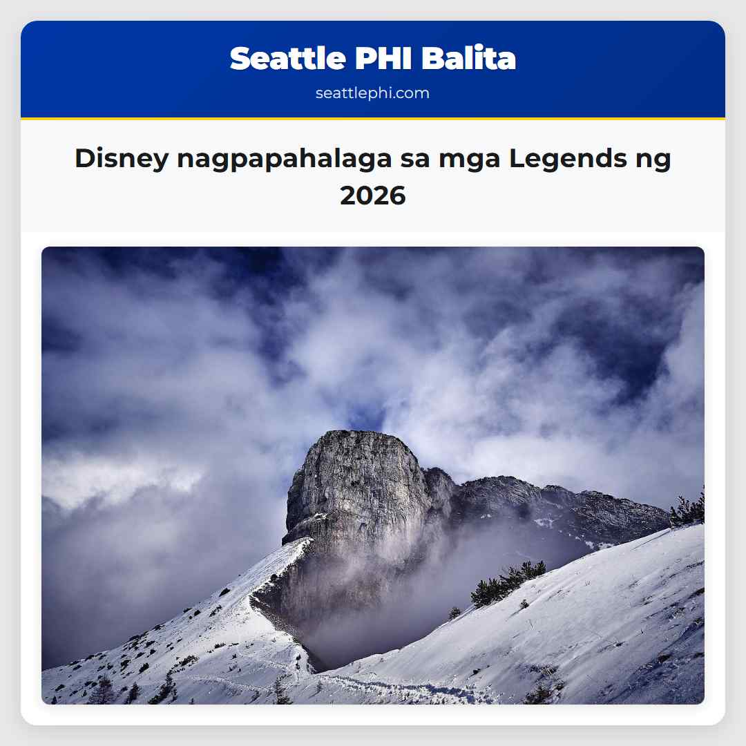 Disney nagpapahalaga sa mga Legends ng 2026