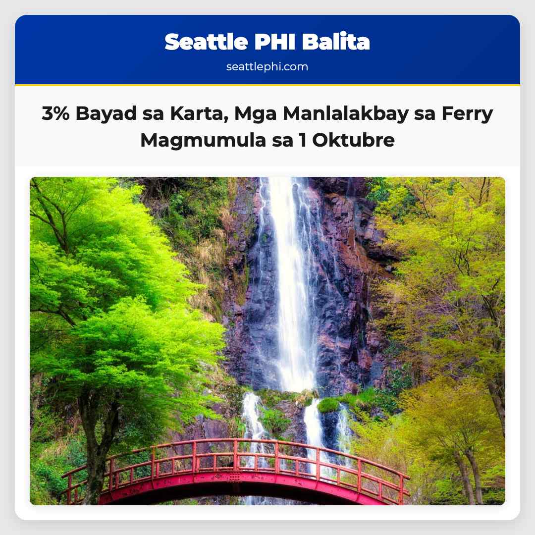 3% Bayad sa Karta, Mga Manlalakbay sa Ferry