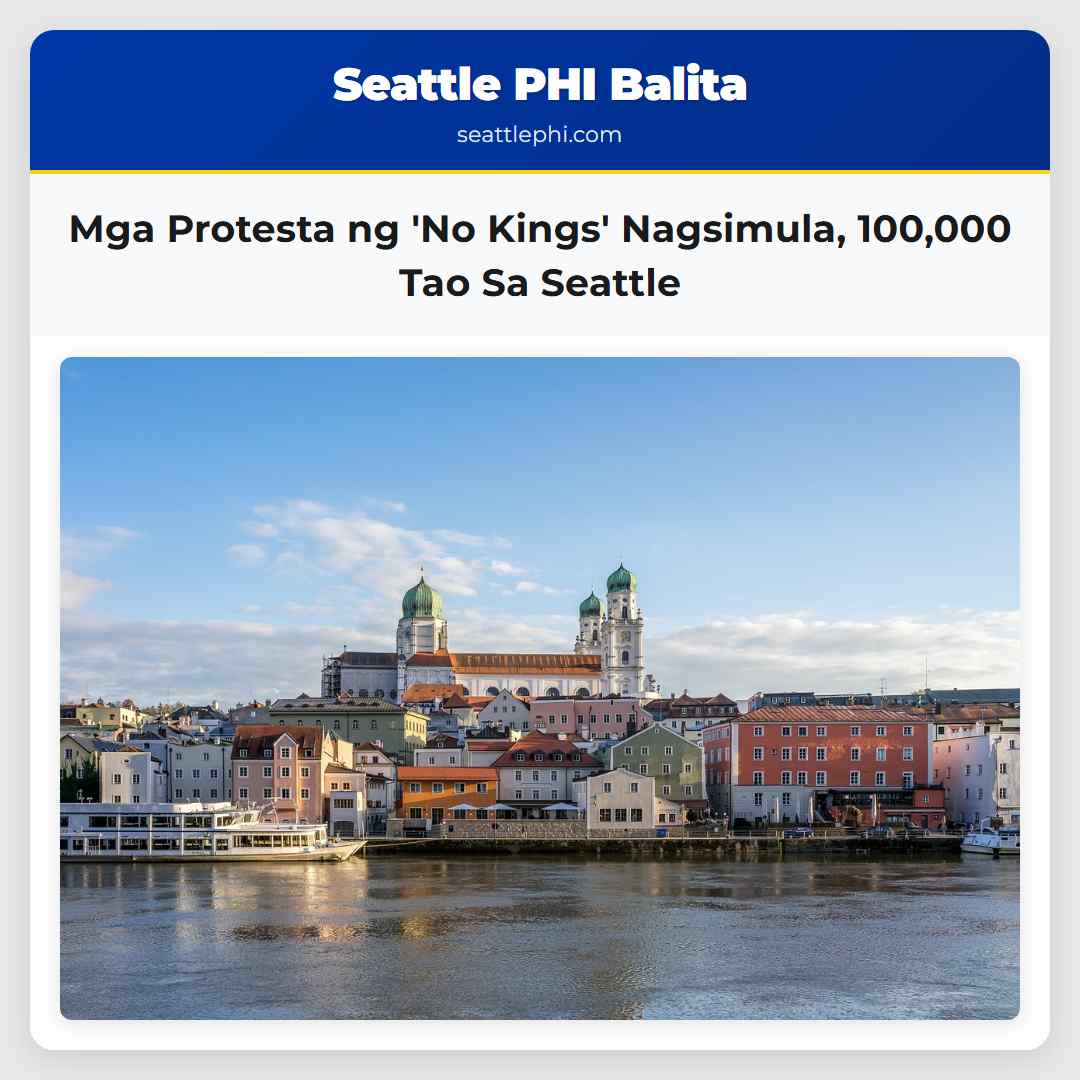 Mga Protesta ng 'No Kings' Nagsimula, 100,000 Tao