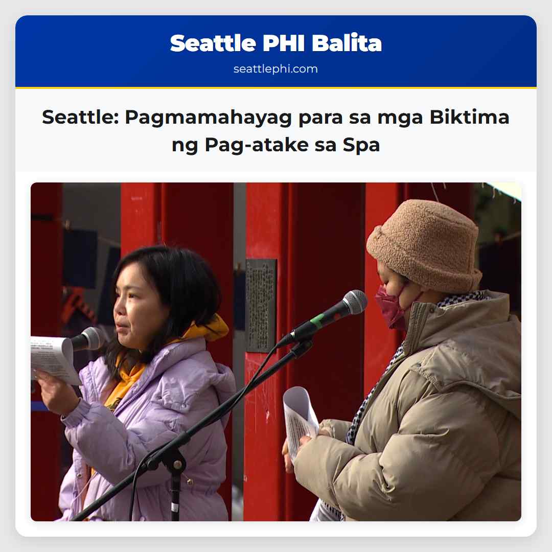 Seattle: Pagmamahayag para sa mga Biktima ng