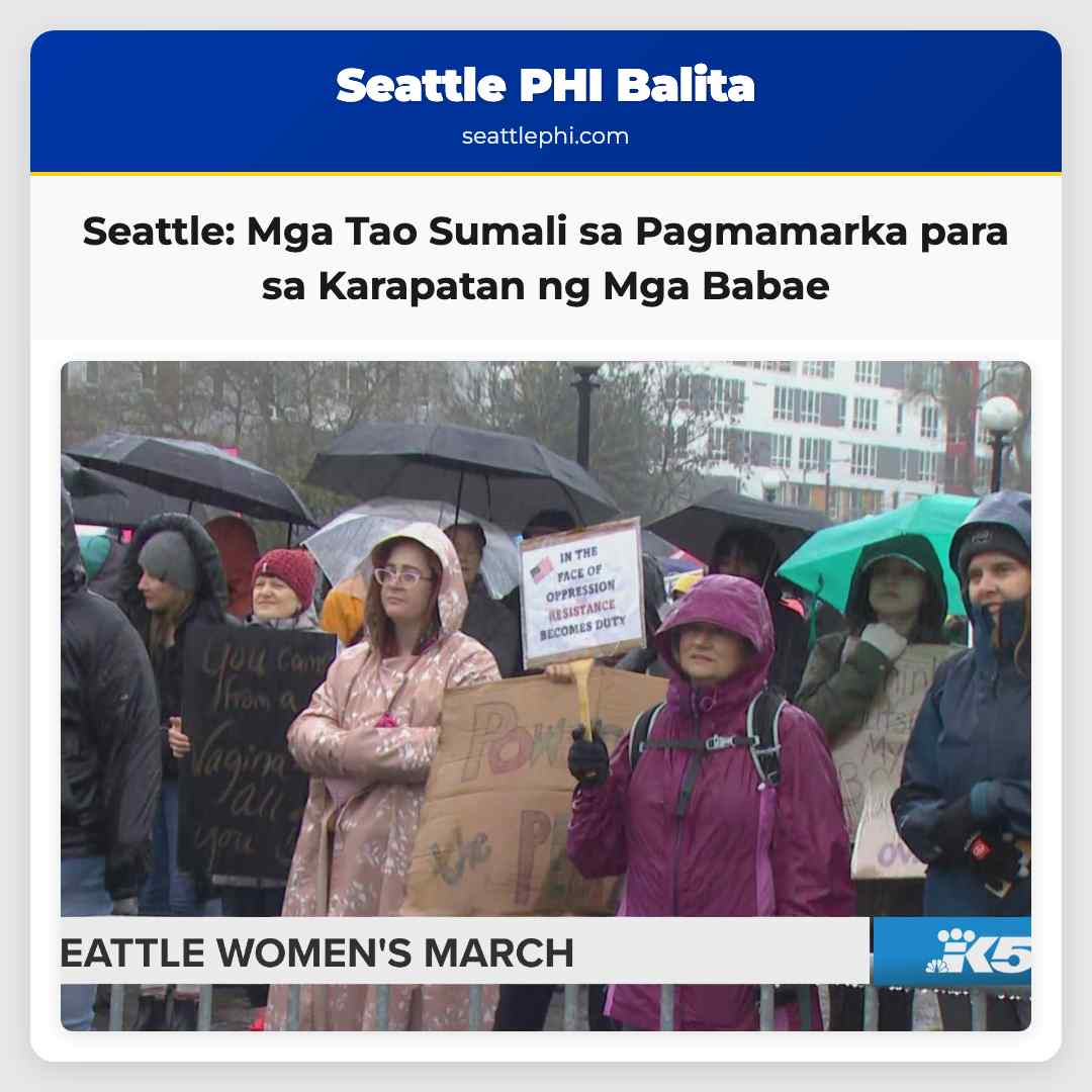 Seattle: Mga Tao Sumali sa Pagmamarka para sa