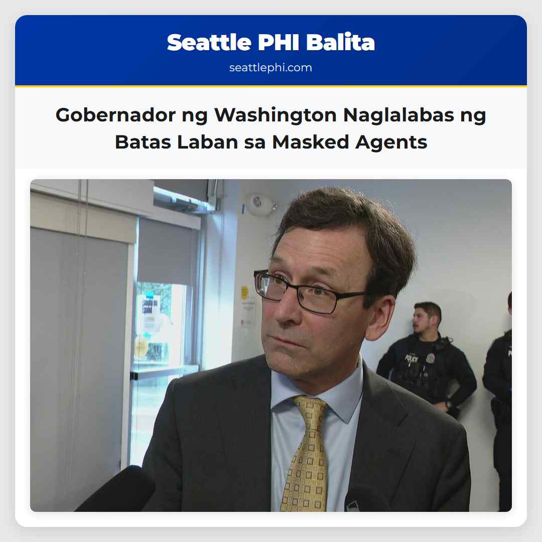 Gobernador ng Washington Naglalabas ng Batas