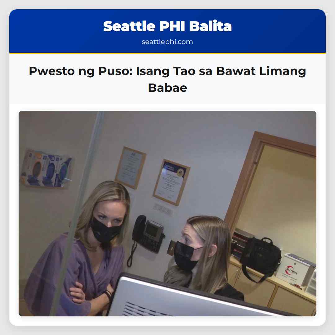 Pwesto ng Puso: Isang Tao sa Bawat Limang Babae
