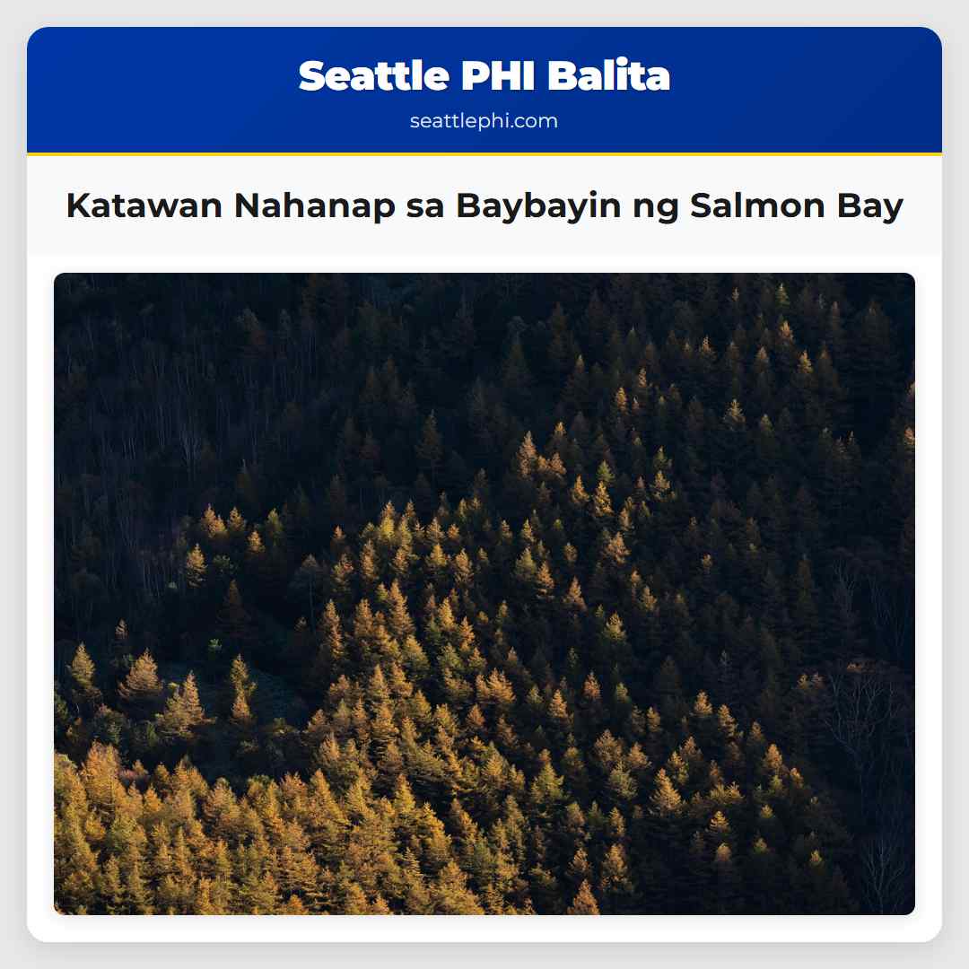 Katawan Nahanap sa Baybayin ng Salmon Bay