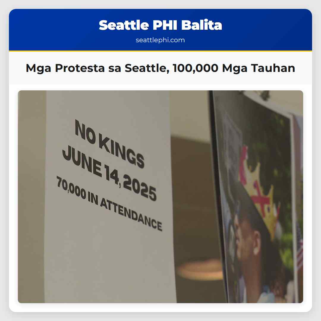 Mga Protesta sa Seattle, 100,000 Mga Tauhan