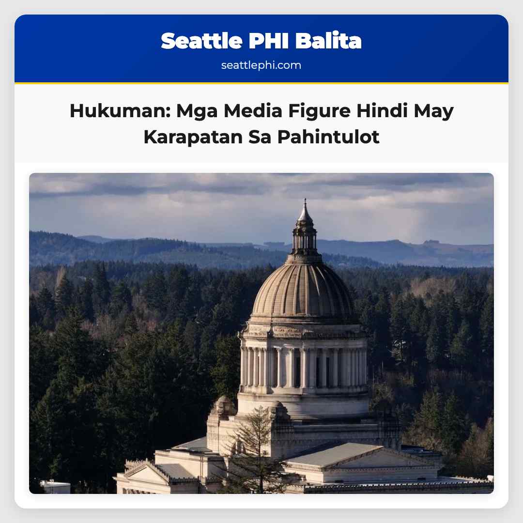 Hukuman: Mga Media Figure Hindi May Karapatan Sa