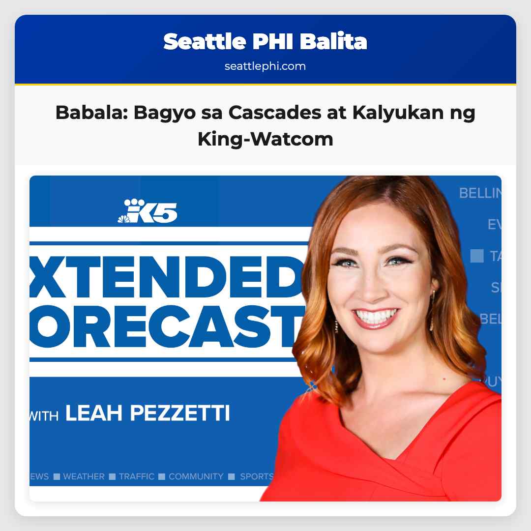 Babala: Bagyo sa Cascades at Kalyukan ng