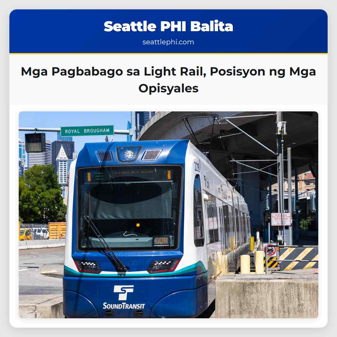 Mga Pagbabago sa Light Rail, Posisyon ng Mga