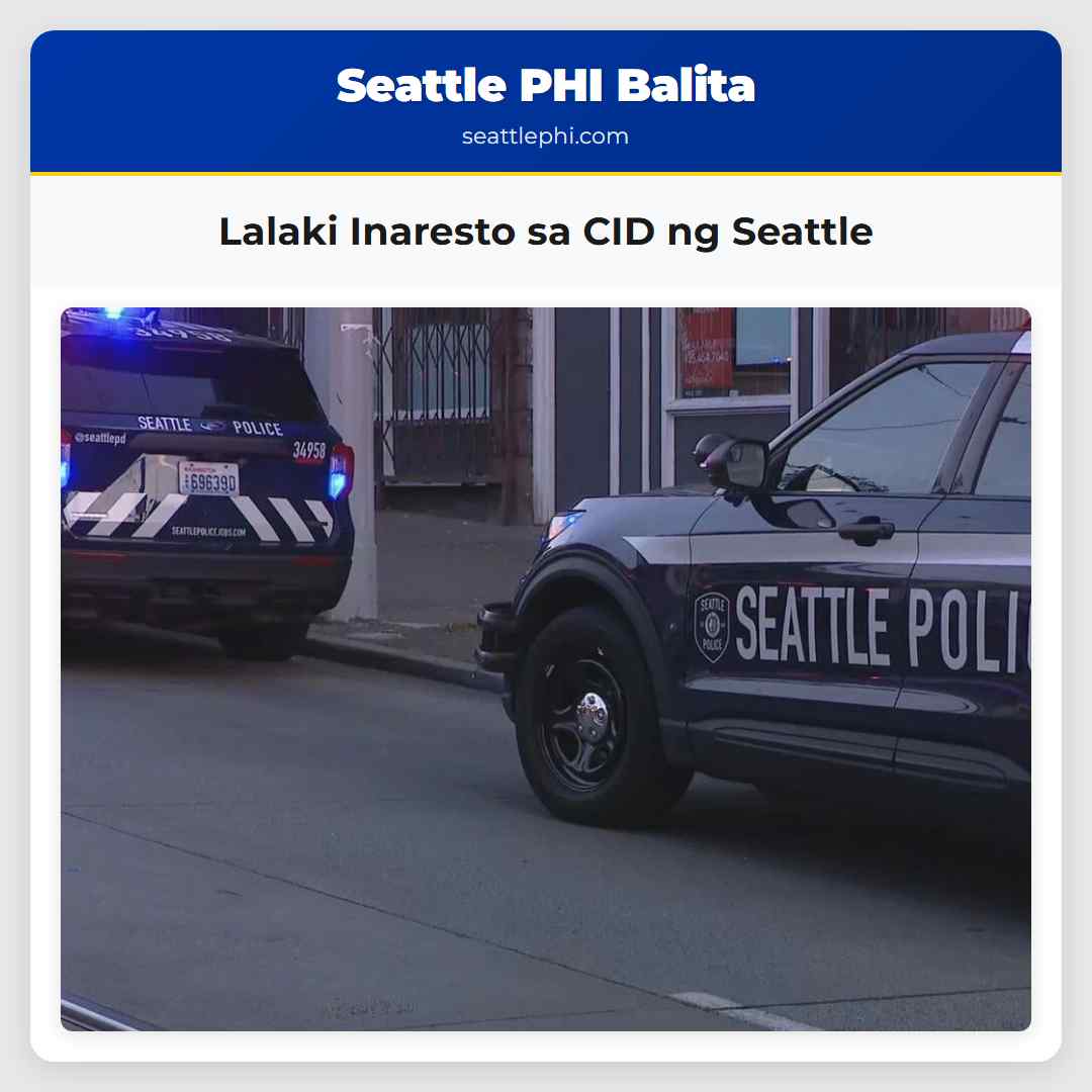 Lalaki Inaresto sa CID ng Seattle