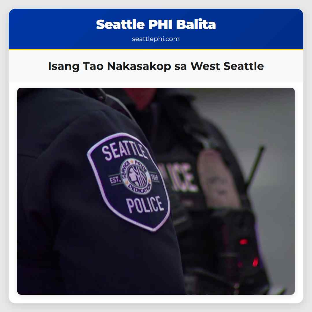 Isang Tao Nakasakop sa West Seattle