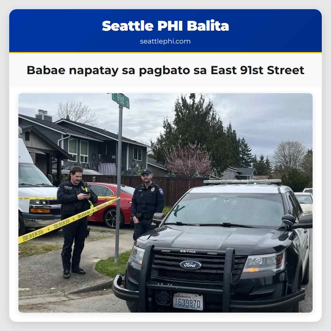 Babae napatay sa pagbato sa East 91st Street
