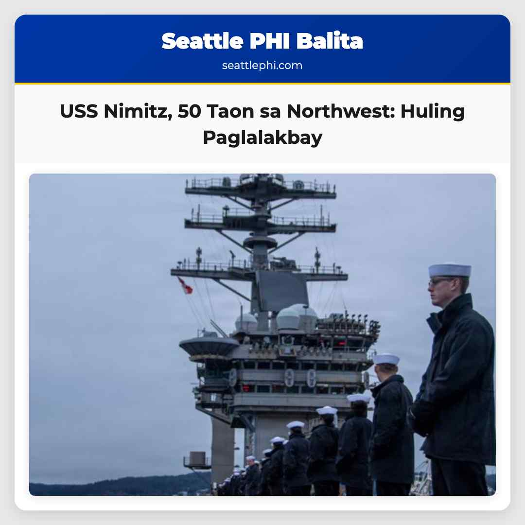 USS Nimitz, 50 Taon sa Northwest: Huling