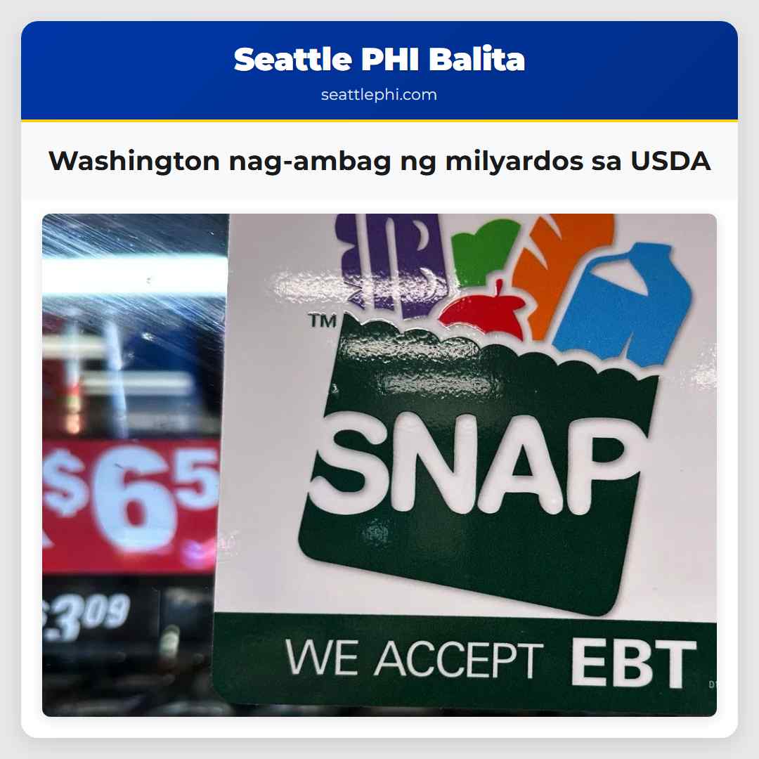 Washington nag-ambag ng milyardos sa USDA