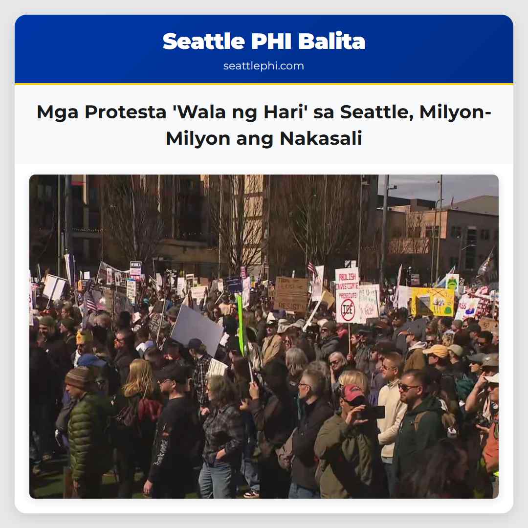 Mga Protesta 'Wala ng Hari' sa Seattle,