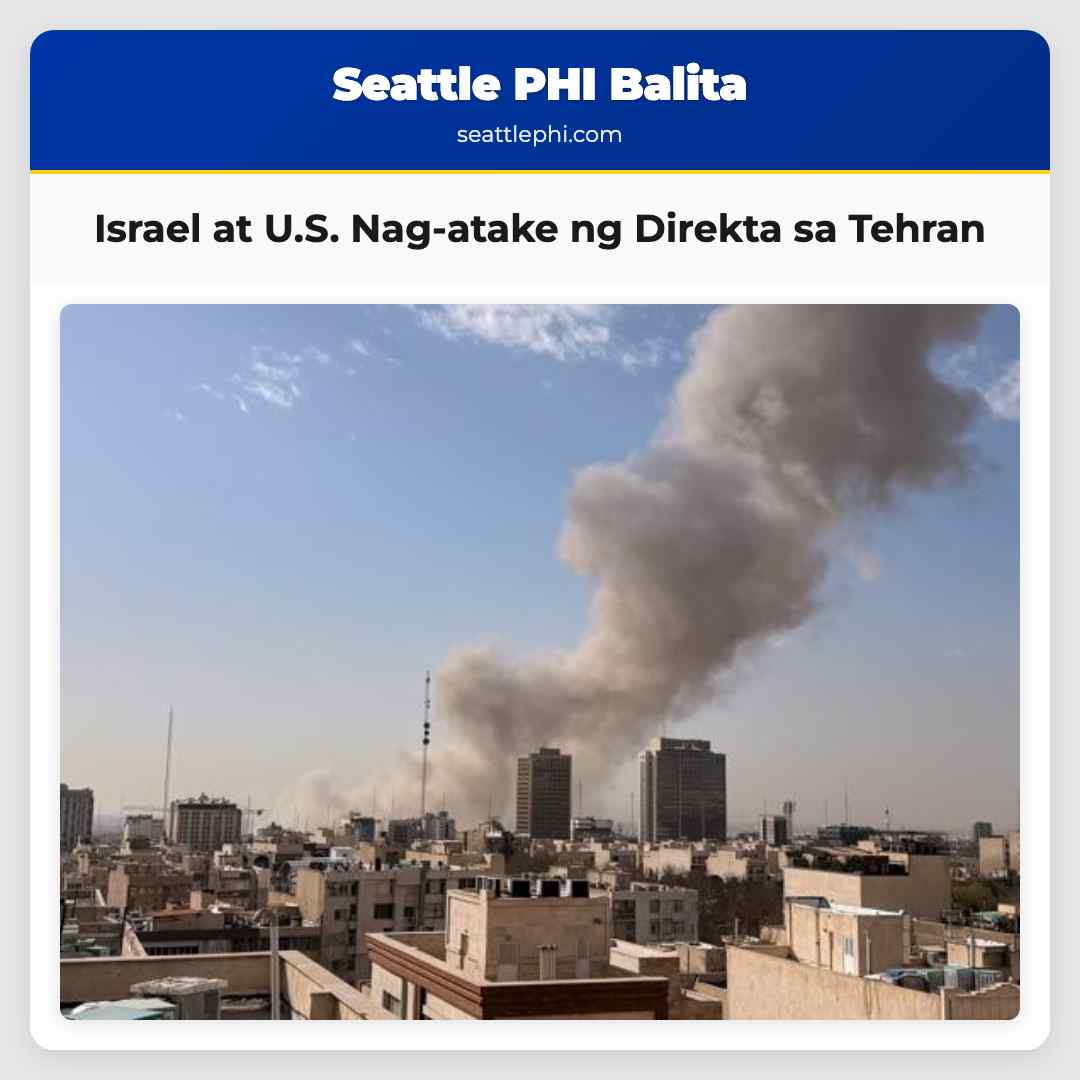Israel at U.S. Nag-atake ng Direkta sa Tehran