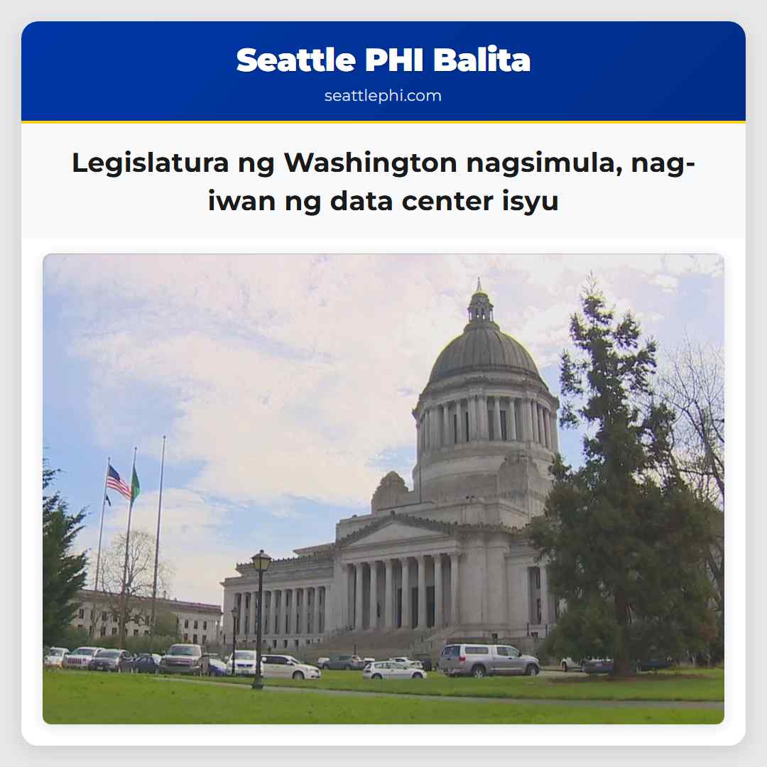 Legislatura ng Washington nagsimula nang walang data center tax nag-iwan ng mga isyu