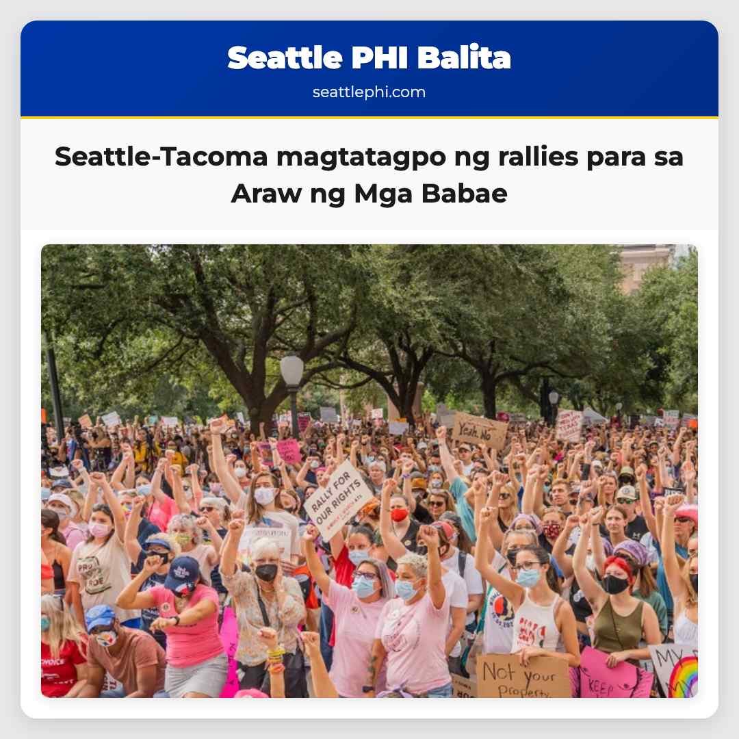 Seattle-Tacoma magtatagpo ng rallies para sa Araw