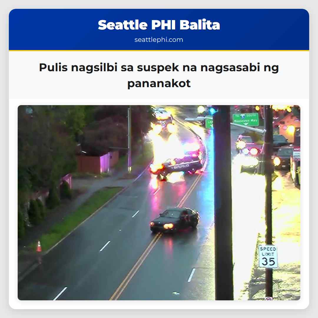 Pulis nagsilbi sa suspek na nagsasabi ng pananakot