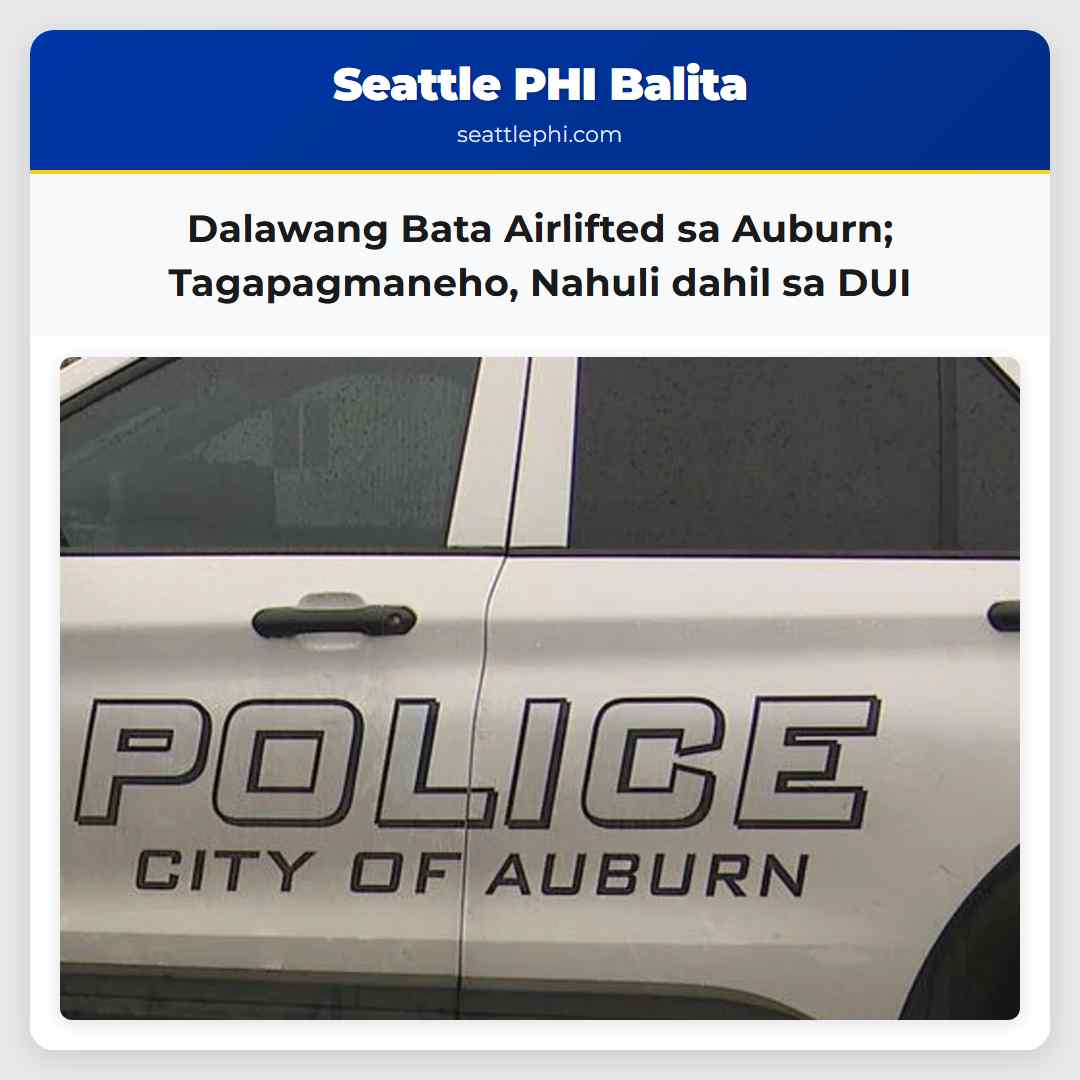 Dalawang Bata Airlifted sa Auburn Tagapagmaneho Nahuli dahil sa DUI