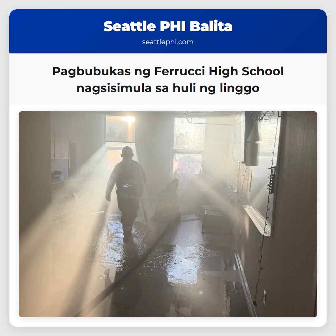 Pagbubukas ng Ferrucci High School nagsisimula sa