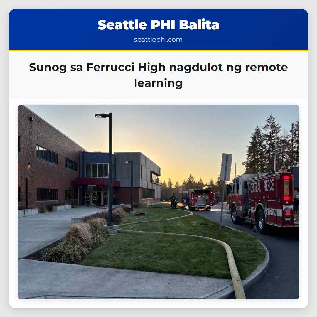 Sunog sa Ferrucci High nagdulot ng remote learning
