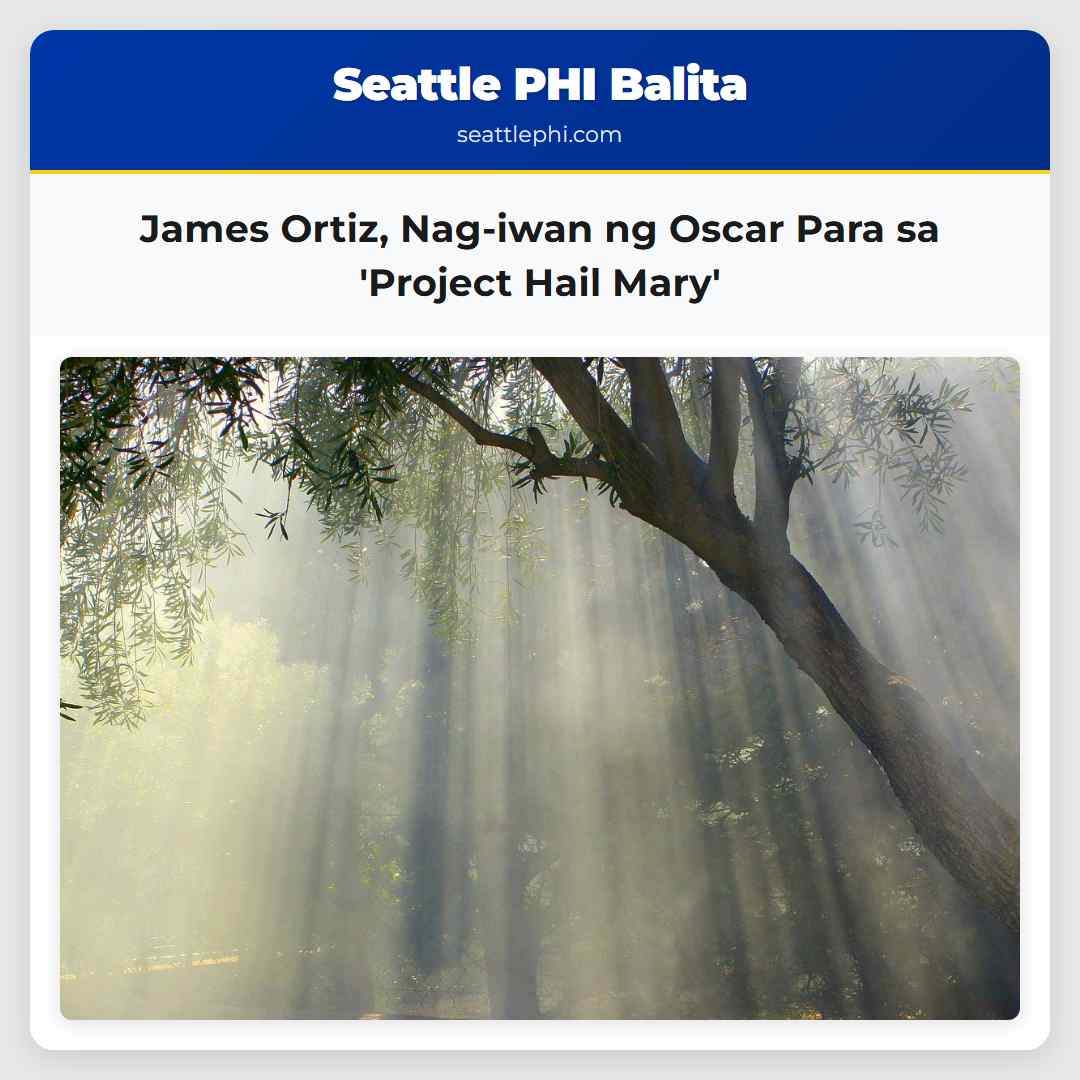 James Ortiz Nag-iwan ng Oscar Para sa Project Hail Mary