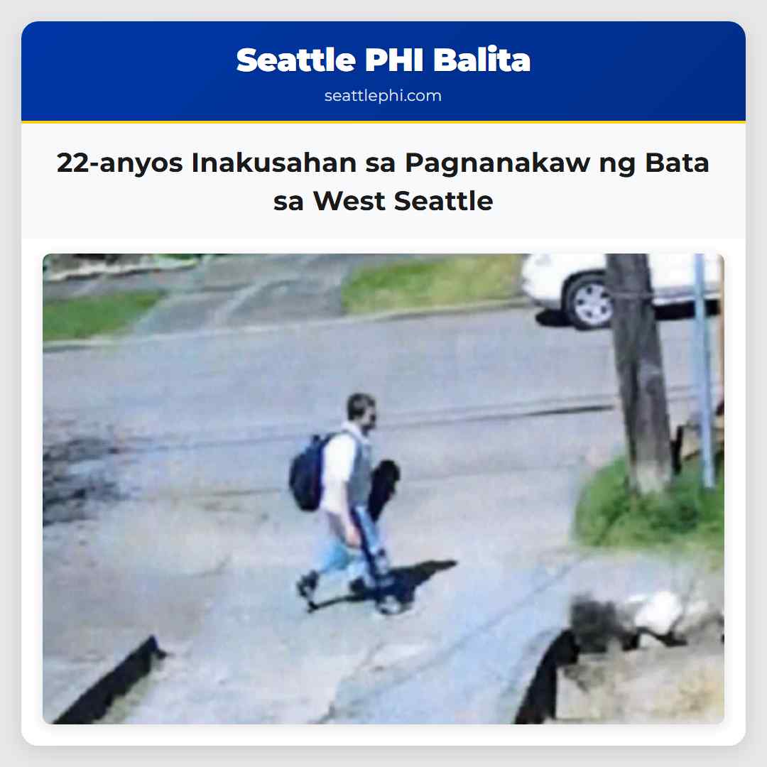 22-anyos Inakusahan sa Pagnanakaw ng Bata sa West Seattle